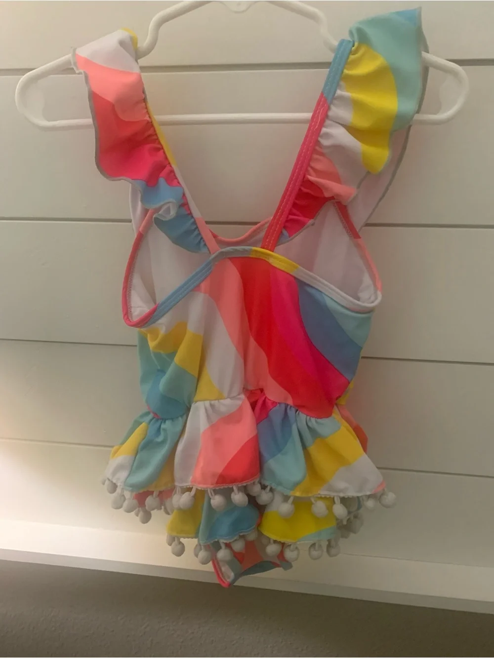 Betsey Johnson bright rainbow